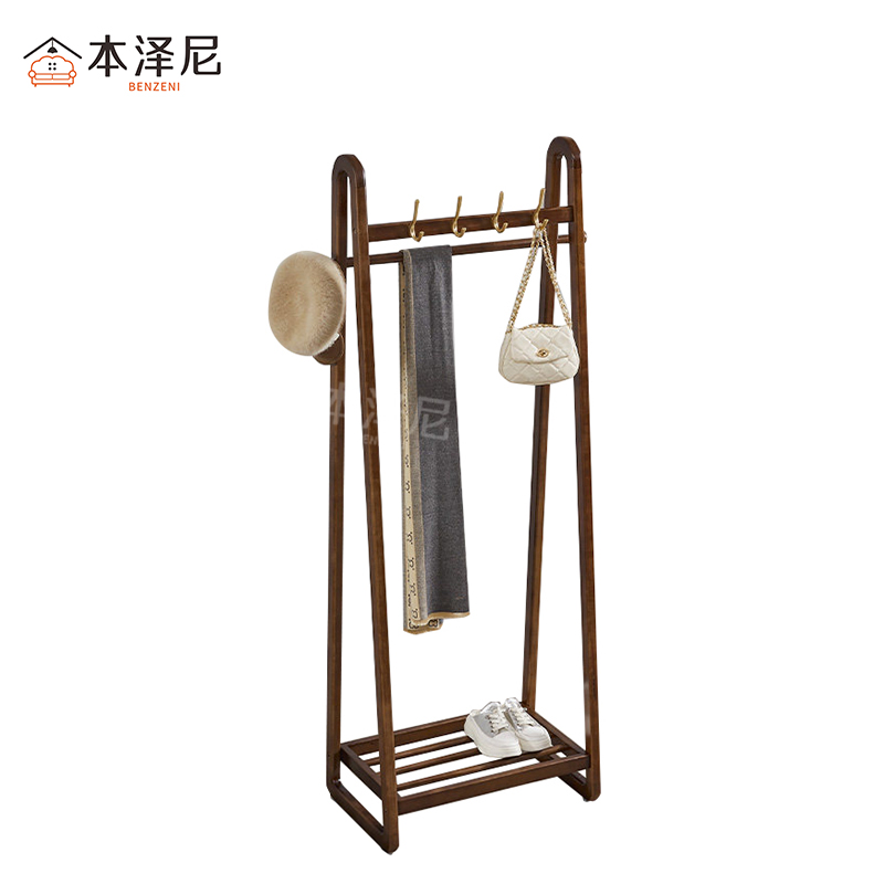 本泽尼 落地挂衣架 HTMJ-YJ01 600*380*1660mm 个高清大图