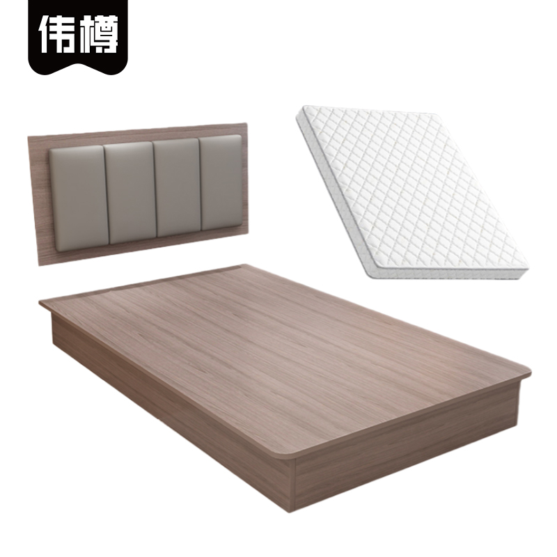伟樽床150*200*86cm+20cm床垫套高清大图