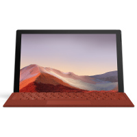 微软(Microsoft)Surface Pro7+ 英特尔酷睿i5-1135G7 8G 128G 12.3英寸 触控屏 二合一 平板 笔记本电脑 LTE增强版(主机+波比红键盘)