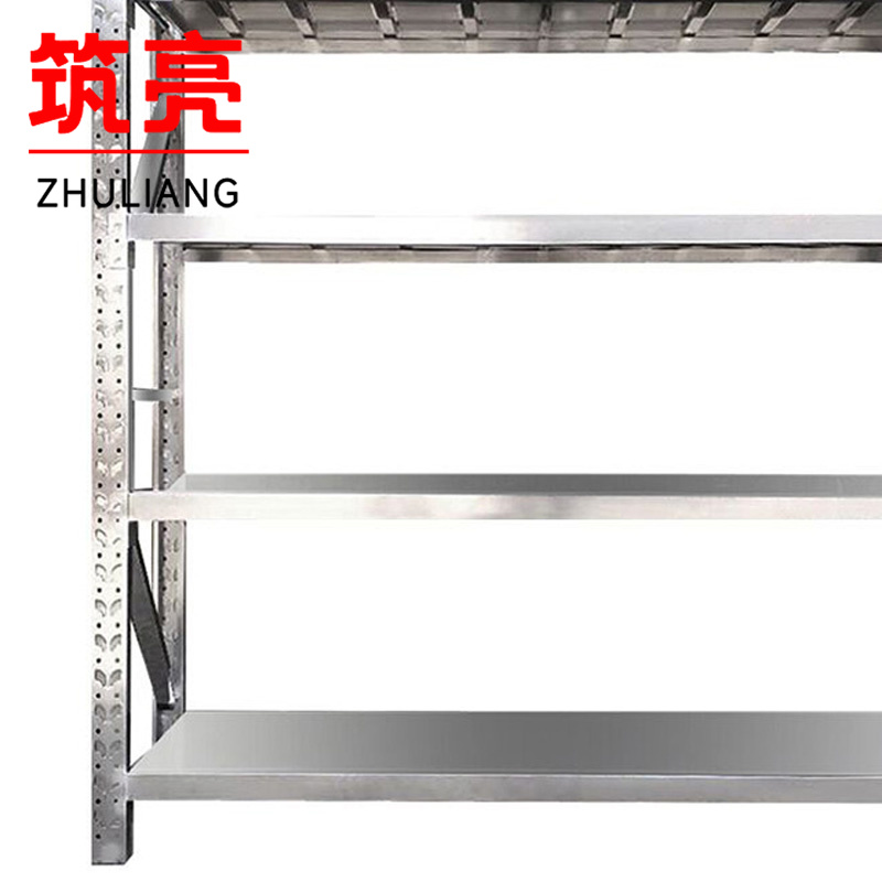 筑亮 不锈钢货架 200*40*200cm承重500kg 组高清大图