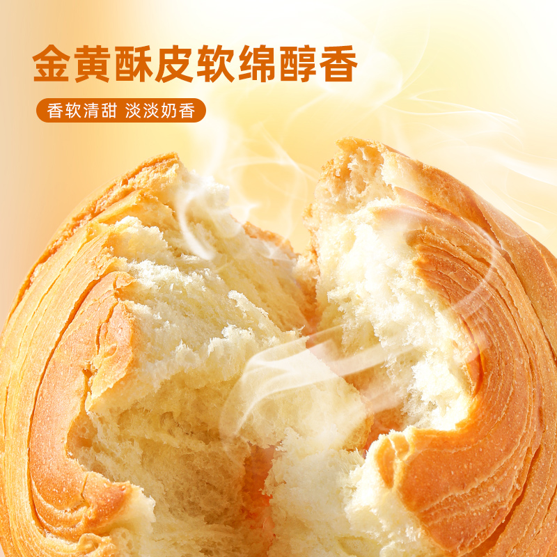 手撕面包早餐糕点蛋糕代餐休闲食品即食 500g*3箱(起订量3)高清大图