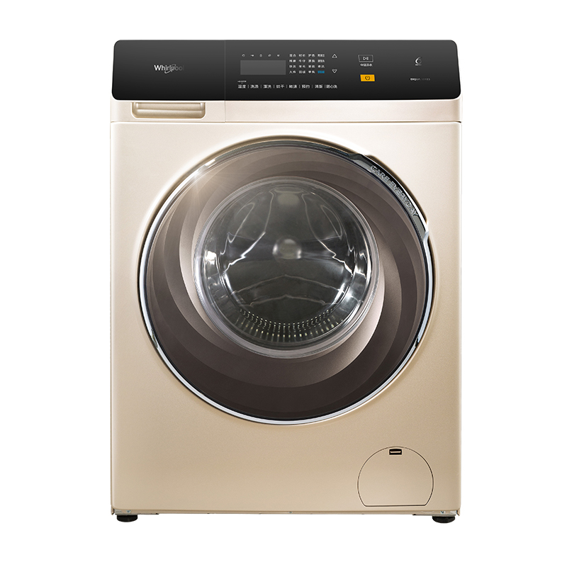 惠而浦(Whirlpool)10公斤全自动滚筒洗烘一体洗衣机DD直驱变频臭氧除菌螨上排水CWD053204DOG