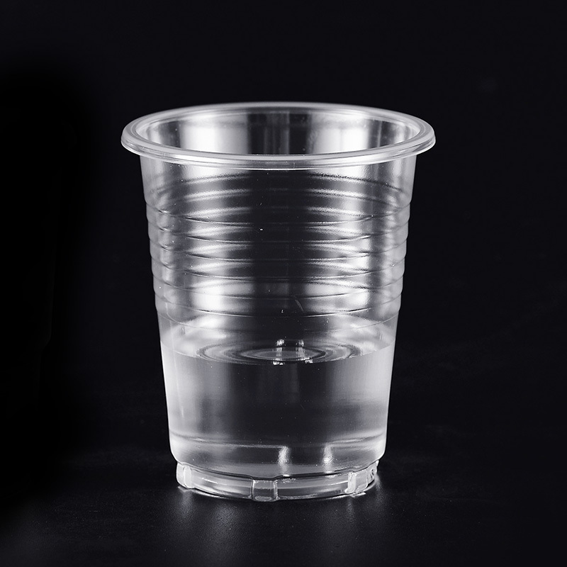 一次性杯子航空杯塑杯家用加厚胶杯饮料透明塑料杯200ml水杯u杯100个