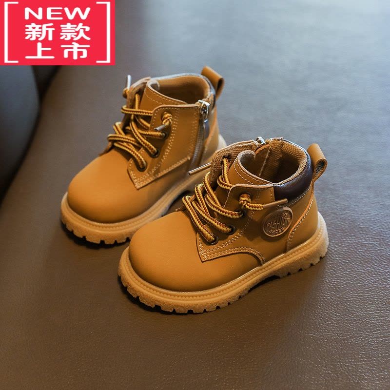 可莉允宝宝鞋子男童婴儿学步鞋软底一岁半小童靴子女秋款加绒二棉鞋冬季图片