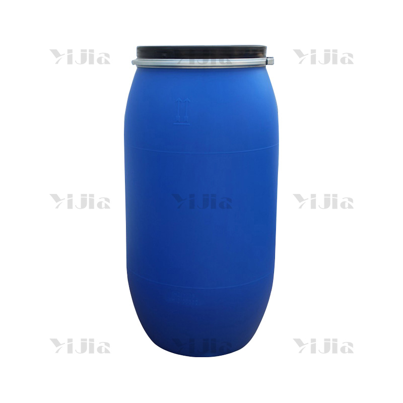 翌嘉YJ40621014法兰桶耐酸碱化工废液桶泔水桶带盖水桶 160L