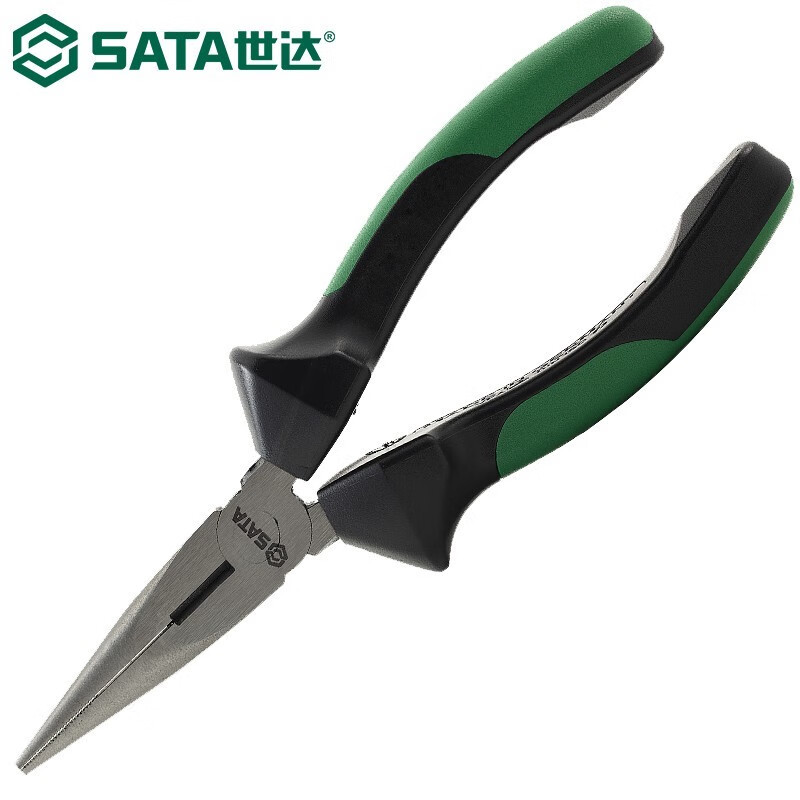世达(SATA)G系列尖嘴钳工业级尖头钳子工具迷你小尖咀手钳多功能电工钳 经济款尖嘴钳72710(6英寸)