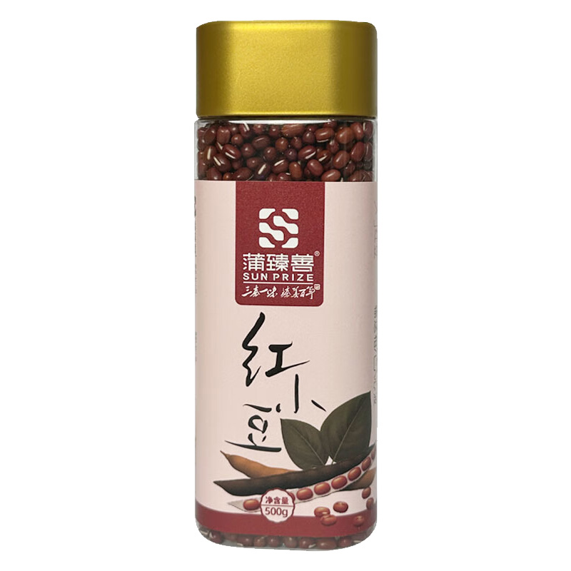 蒲臻善红小豆圆润粒形干净无杂温润食补居家常备500g
