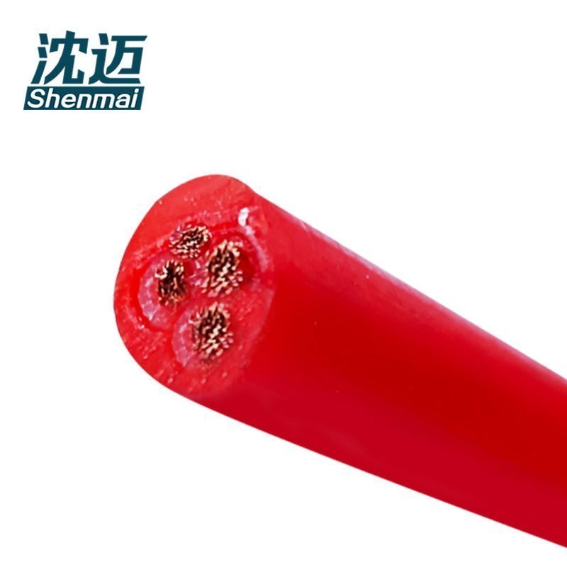 沈迈 铜芯硅橡胶耐高温电缆 YGCR-3*16+1*10平方 /米高清大图