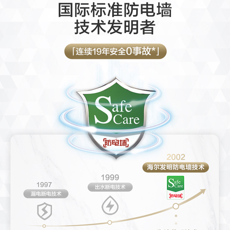 Leader海尔智家出品电热水器60升家用淋浴卫生间便捷操作2200W储水出租房力荐安全节能