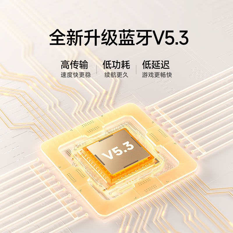EDIFIER/漫步者Zero喵真无线蓝牙耳机女士游戏运动久戴不痛高音质新款花再 金渐喵高清大图