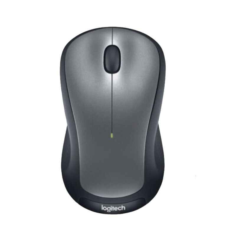 罗技 Logitech M320灰色无线鼠标 笔记本电脑商务办公无线光电鼠标