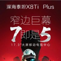 机械革命(MECHREVO)深海泰坦X8Ti Plus 17.3英寸大屏吃鸡游戏本定制版本（i7-8750H 8G 128GB固态 GTX1060 6G 144Hz 72%色域）