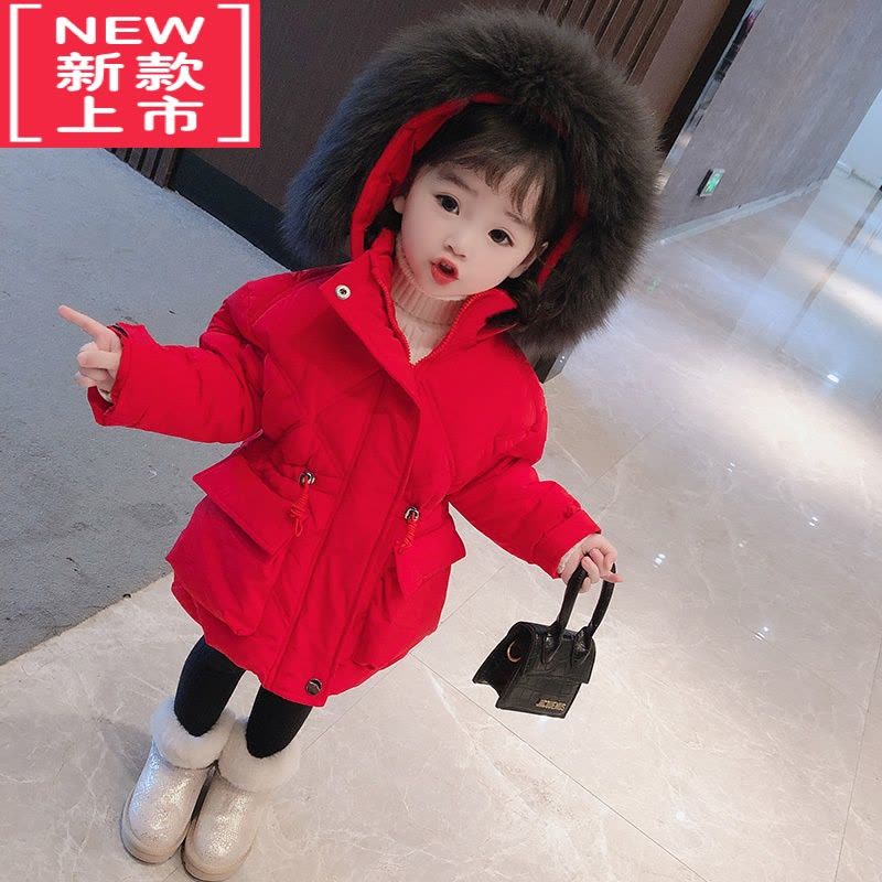 可莉允[]女童棉衣外套冬装2022新款儿童洋气保暖棉服加厚宝宝棉袄图片