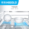 HIGOLD/悍高 拉篮 黑袥系列橱柜双层拉篮 304不锈钢扁钢拉篮 抽屉式碗架碗碟调味料篮