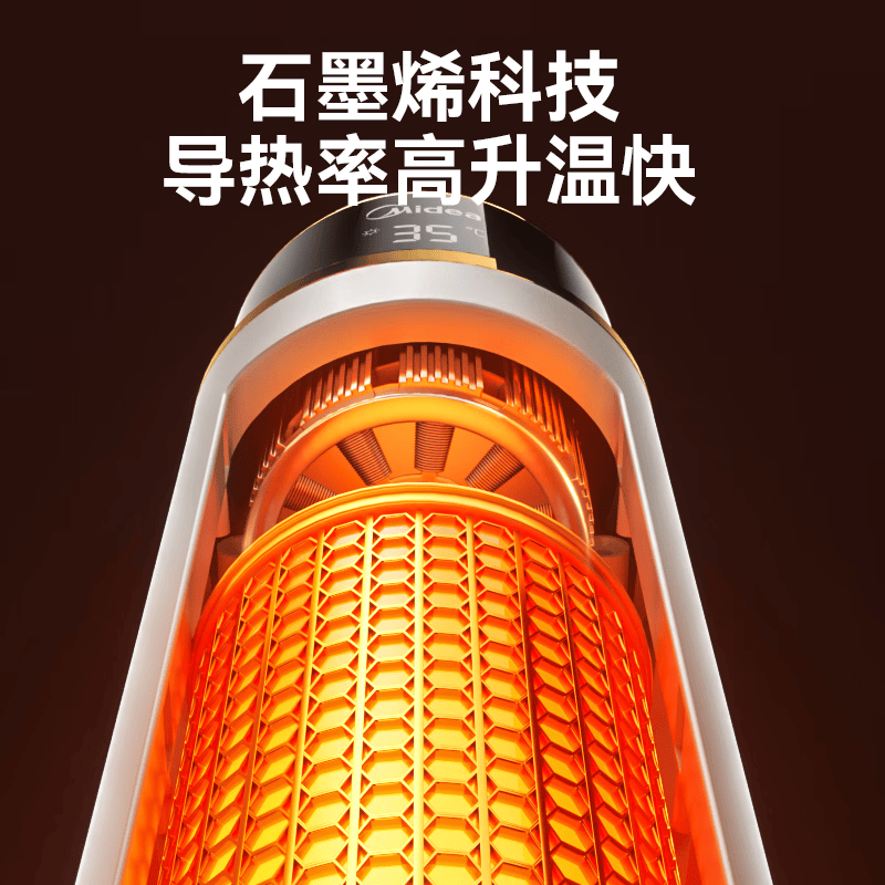 美的(Midea)家用节能静音速热取暖暖风机 NFT-GZR高清大图