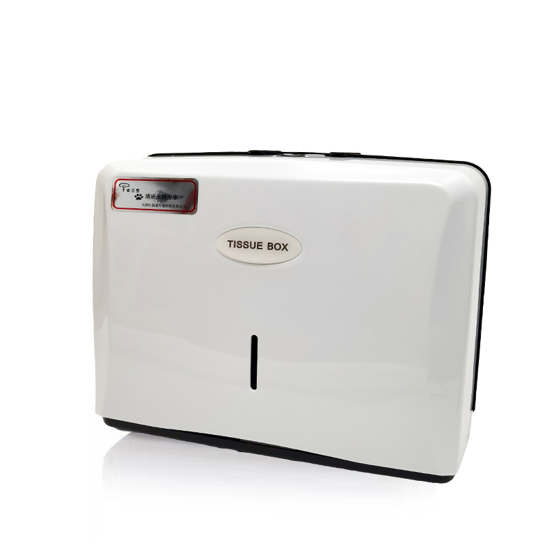 田园思 白色方形擦手纸架 CSZH00A 个高清大图