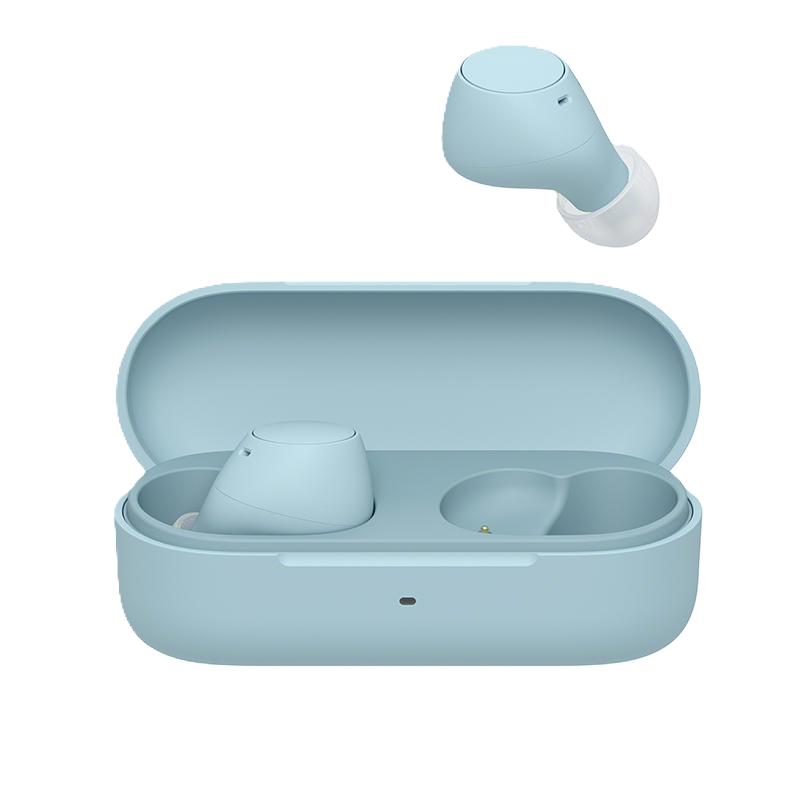 索尼(SONY) WF-C510 轻巧舒适真无线立体声耳机 长效续航 单只4.6g 浅蓝色高清大图