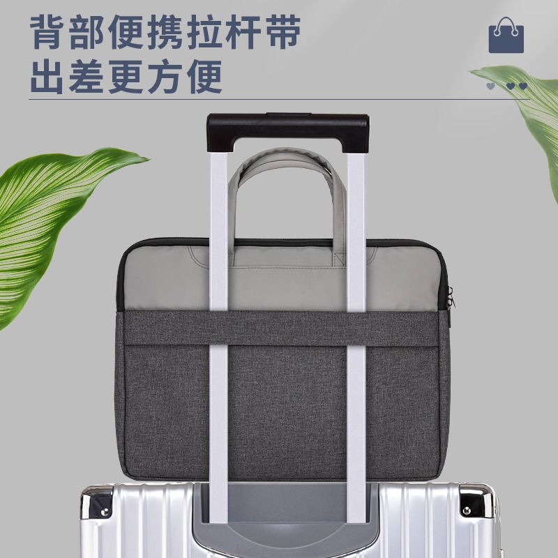得力(deli) 公文包 63755 14“ 灰色 2个高清大图