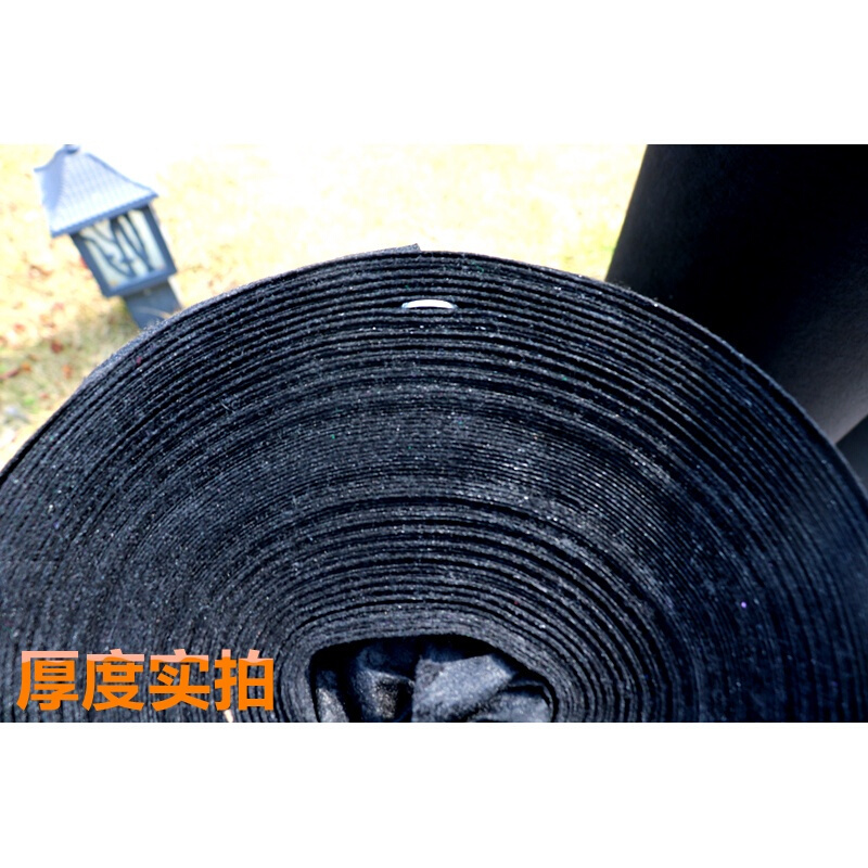 婚庆婚礼开业展会展览庆典工程装修黑色地毯一次性满铺陶瓷店用