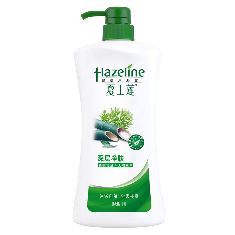 夏士莲 (Hazeline) 健肤沐浴露 深层净肤1L[联合利华]