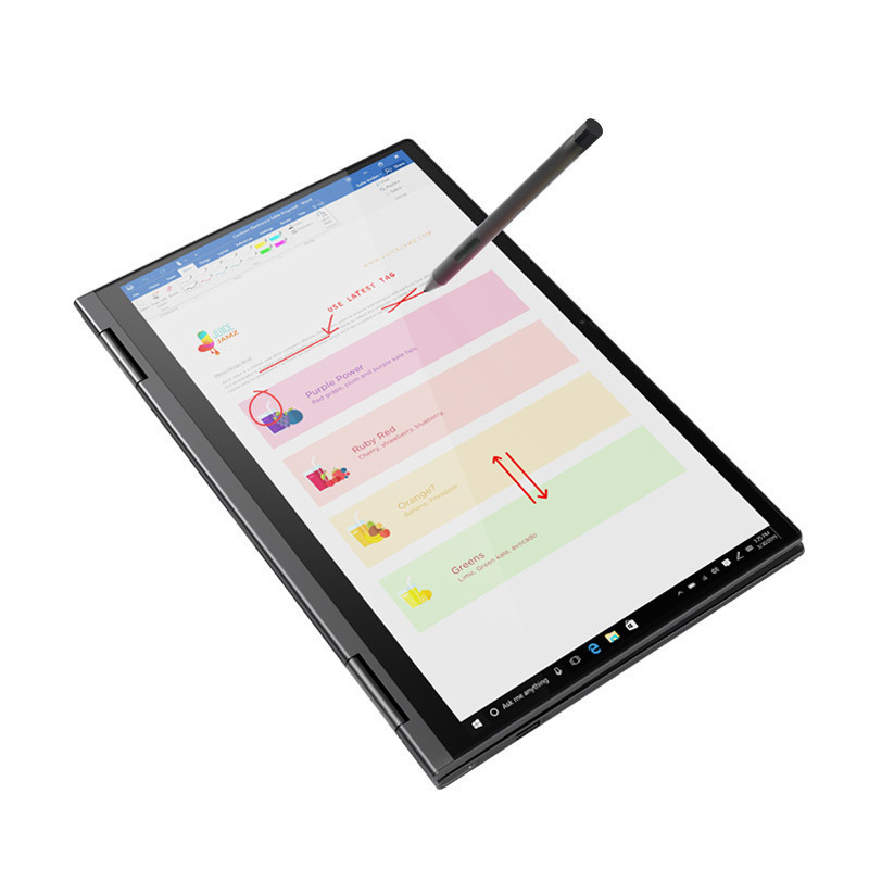 [走进芯十代]联想(Lenovo)YOGA C740 14.0英寸超轻薄笔记本电脑(十代酷睿i5-10210U 16GB 512G SSD 72%NTSC)深空灰