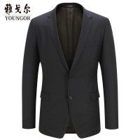 Youngor/雅戈尔秋冬款商务中年单西羊毛混纺男士西服西装男装A027