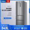 海尔 (Haier )343升风冷无霜法式多四冰箱 T.ABT 三档变温 节能静音 BCD-343WDPM