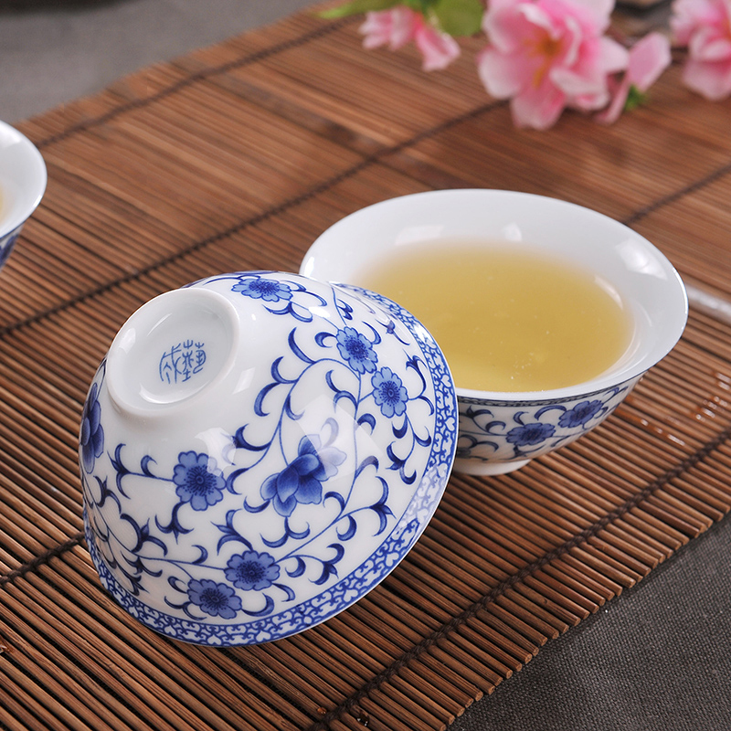 瓷物语cwy功夫茶具套装茶杯茶壶整套家用简约现代中式景德镇陶瓷