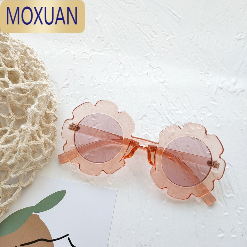 MOXUANins网红花朵太阳镜儿童洋气墨镜宝宝个性凹造型眼镜出游遮阳潮镜