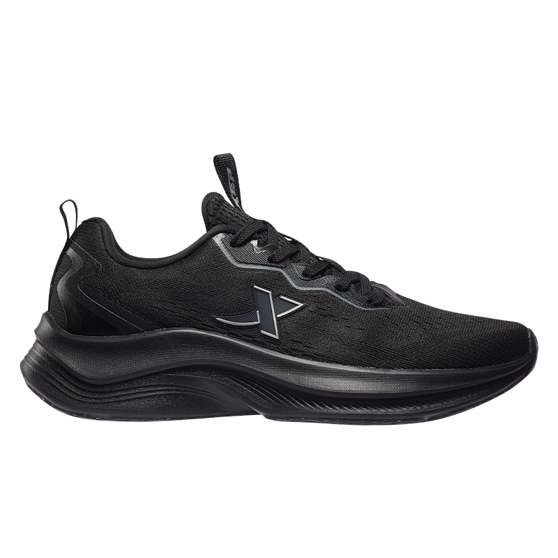 特步 女性跑步鞋黑色 977318119008/双高清大图