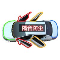 东南DX3DX7V3菱悦V5菱致V6菱仕专用汽车门密封条隔音防尘胶条改装 DX3[升级版]四门套件