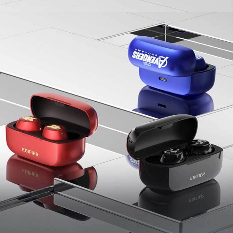 edifier漫步者w3漫威版黑色毒液无线蓝牙耳机真无线迷你运动防水通用