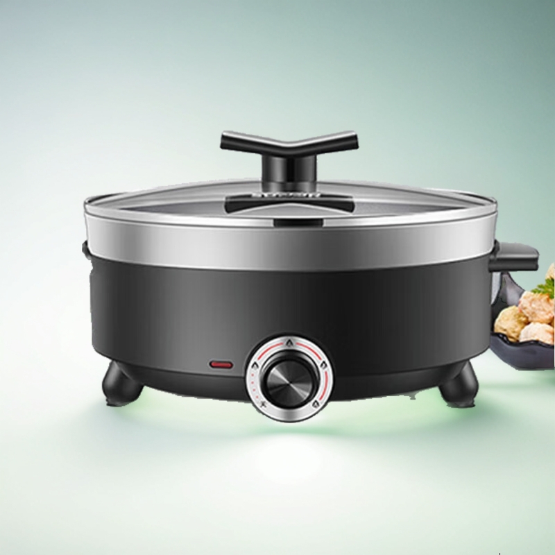 苏泊尔4L电火锅H28YK12多功能一键操作高效节能安全材质健康烹饪