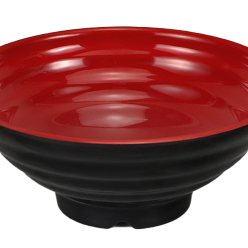 攸 黑红塑料碗 206*82*10mm 个高清大图