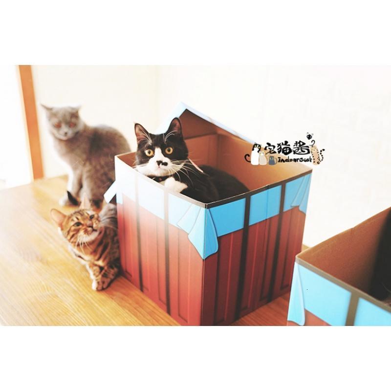 没有追过梦请不要和我讲话 猫咪吃鸡周边纸盒窝猫抓板