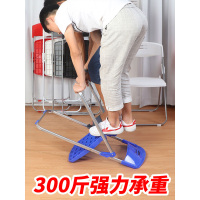洛港 塑料折叠椅子便携办公培训椅靠背椅会议椅子简约休闲餐椅家用凳子办公椅