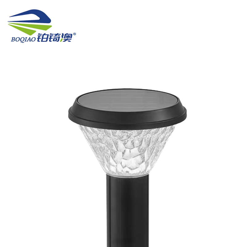 铂锜澳 大圆形太阳能草坪灯 245*675mm-白光暖光 个高清大图