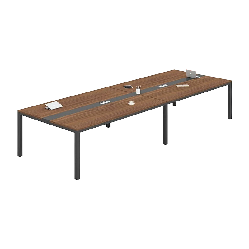 中豫鑫泽 ZYXZ5030161 会议桌长桌小型简约现代长条桌培训桌洽谈桌 4.8米单桌