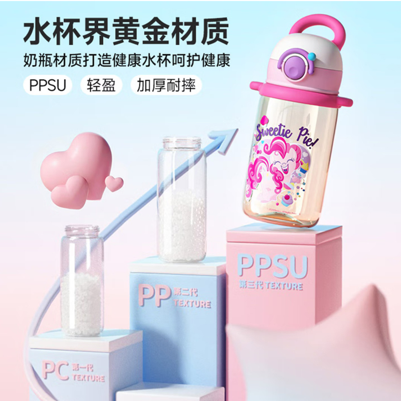 格米 小马宝莉系列琉璃梦境水杯(紫悦紫)高清大图