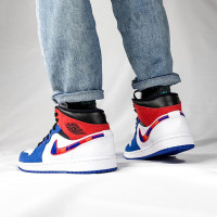 [限量款]NIKE耐克Air Jordan 1 Mid (AJ1)中帮男篮球鞋 休闲舒适运动鞋 稀有配色