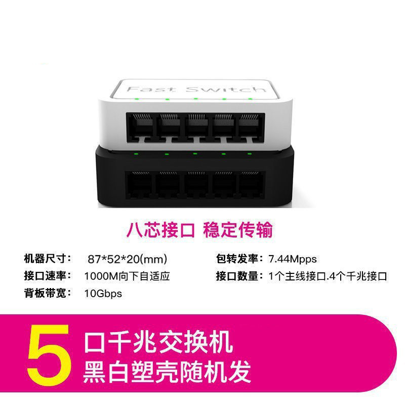 册视5口千兆交换机TXE196台高清大图