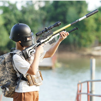 景荣98k狙击m416水弹枪cs全套装备awm儿童吃鸡玩具枪真人ak47衣服2 M24(大号) <尺寸与配置如图所示