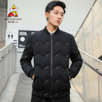 【热卖·1件5折】稻草人羽绒服男2020冬季新品潮流休闲保暖外套立领男士外衣