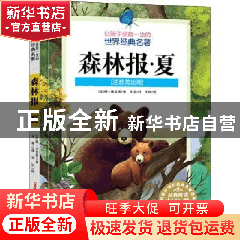 正版 森林报:夏 维.比安基 新疆青少年出版社 9787559048936 书籍图片