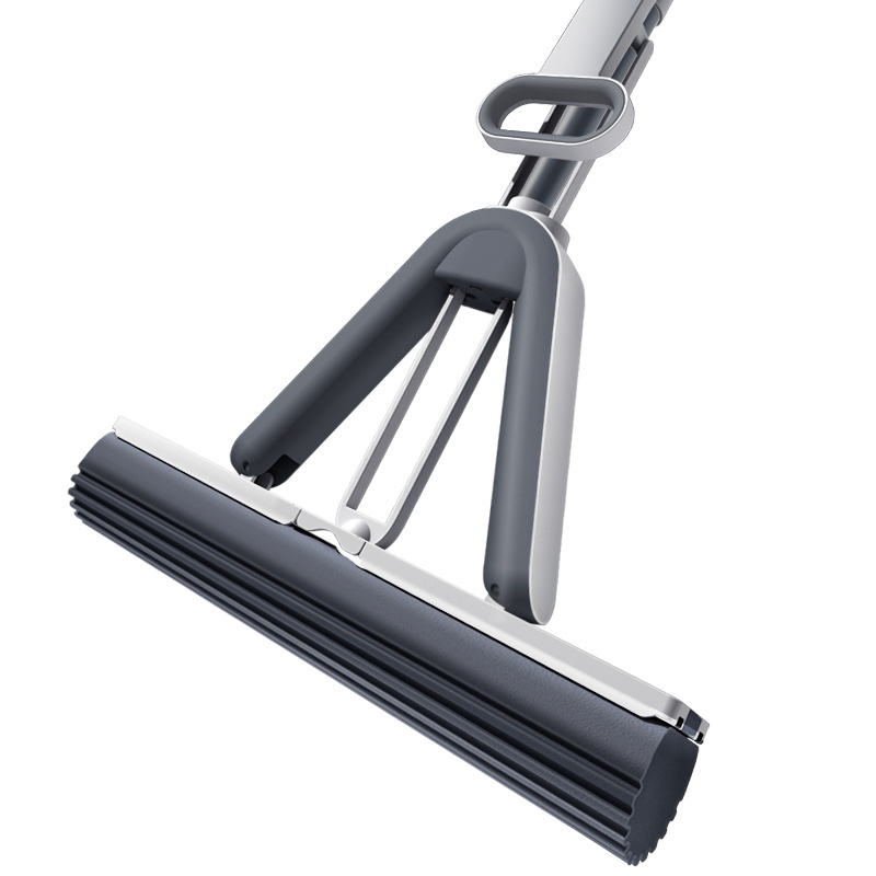 大卫 对折胶棉拖把家用M14冰峰白(1杆+2头)