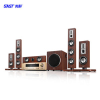 先科(SAST)ST-8800家庭影院5.1音响套装家用卡拉OK蓝牙木质音响电视音响低音炮 数字版