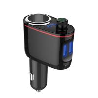车载手机充电器蓝牙免提电话u盘音乐车载mp3播放器汽车usb点烟器