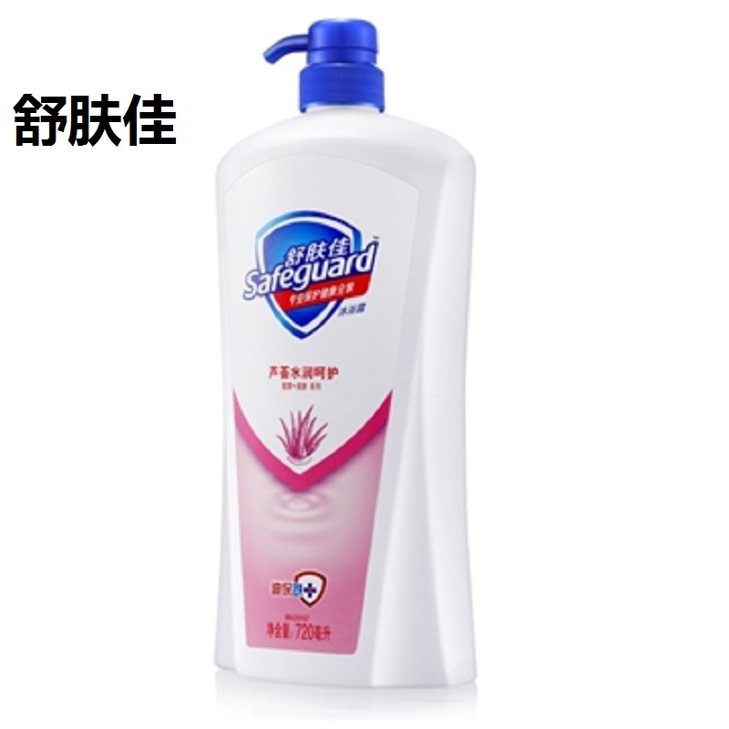 舒肤佳芦荟水润呵护型沐浴露650毫升6903148268681 12瓶/箱-