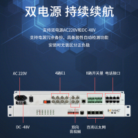 博扬 综合业务电话光端机4路E1+4路电话+4路以太网隔离+2路双向视频+4路双向音频+8路开关量+4路RS485 1对
