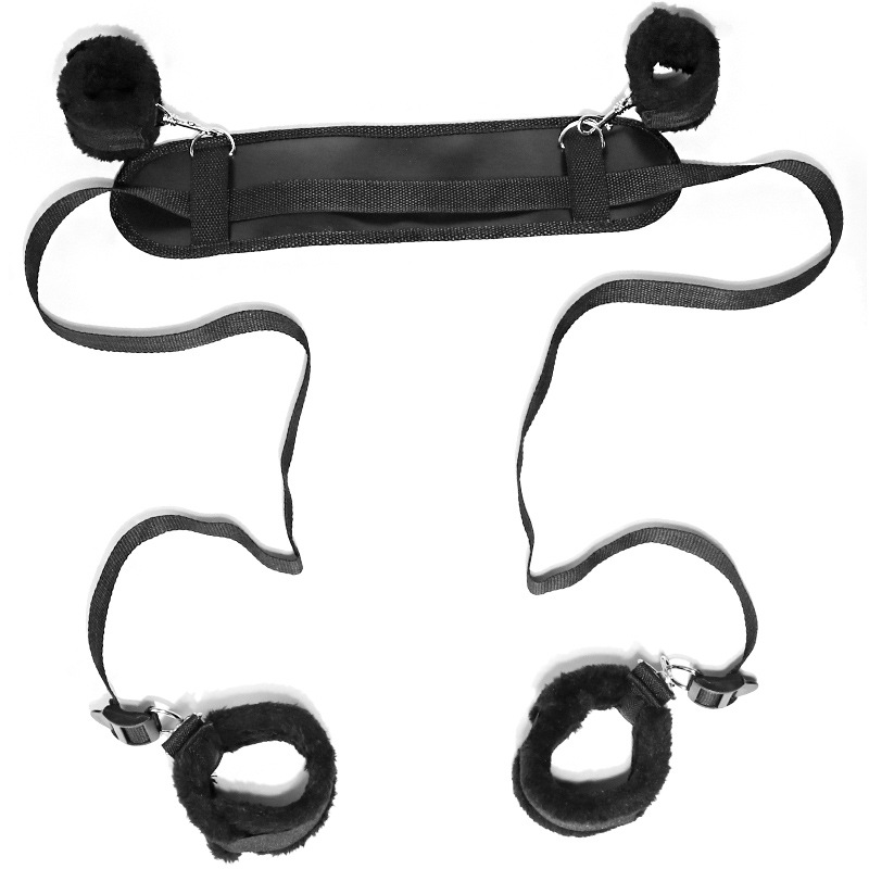 sm道具套装情趣玩具手脚铐乳夹夫妻调情家具性玩具成人性爱用品 SM-分腿束缚带 默认尺码